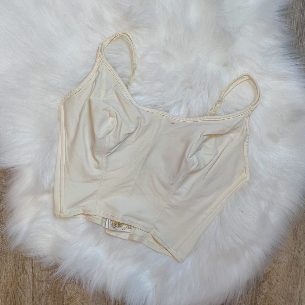 Rare Vintage Oscar de la Renta Cream Bustier - Size 36C/34D